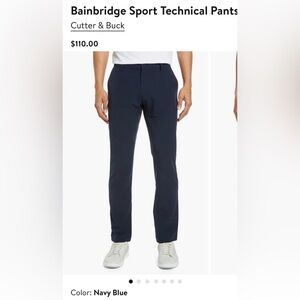 Cutter & Buck Bainbridge Sport Technical Pants Color: Navy Blue